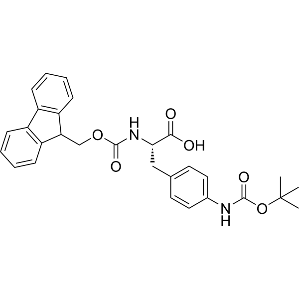 (S)-2-((((9H-Fluoren-9-yl)methoxy)carbonyl)amino)-3-(4-((tert-butoxycarbonyl)amino)phenyl)propanoic 